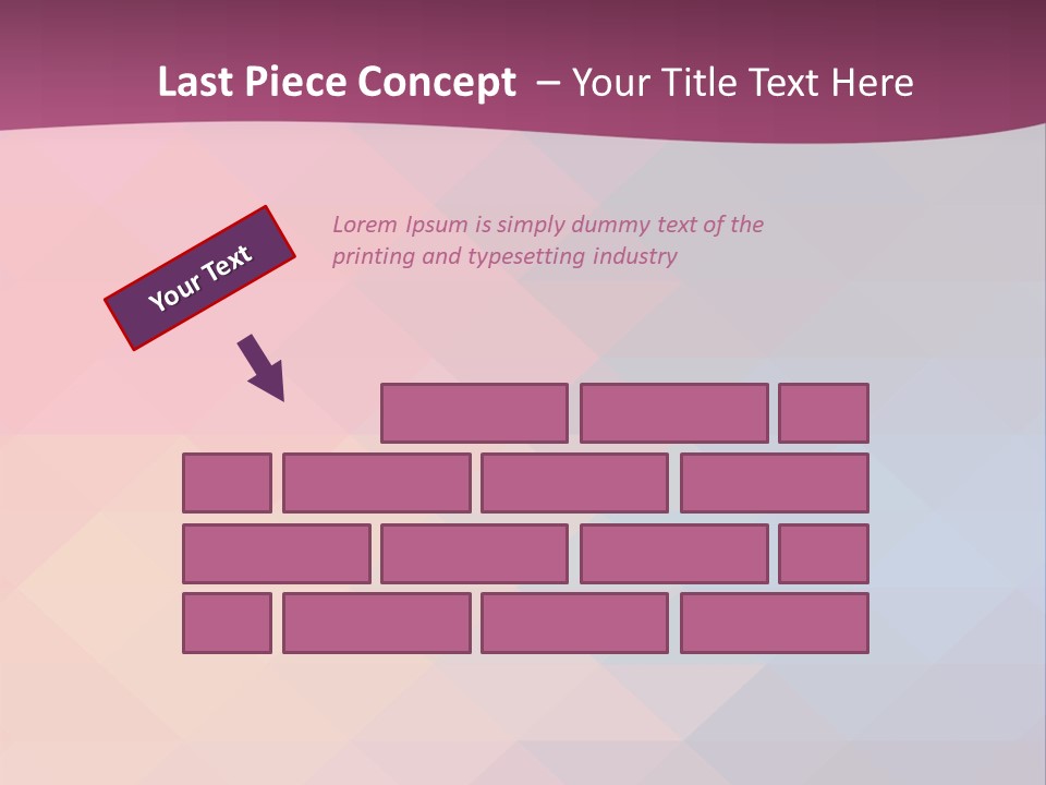 A Colorful Abstract Background With The Words Name Of Presentation PowerPoint Template