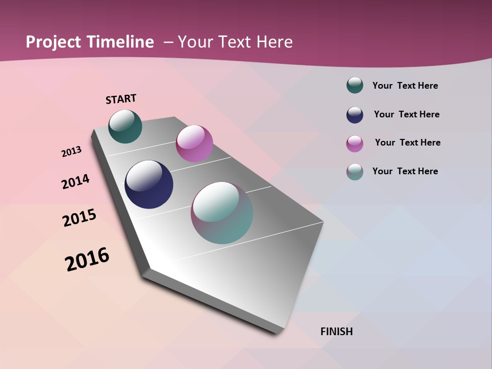 A Colorful Abstract Background With The Words Name Of Presentation PowerPoint Template