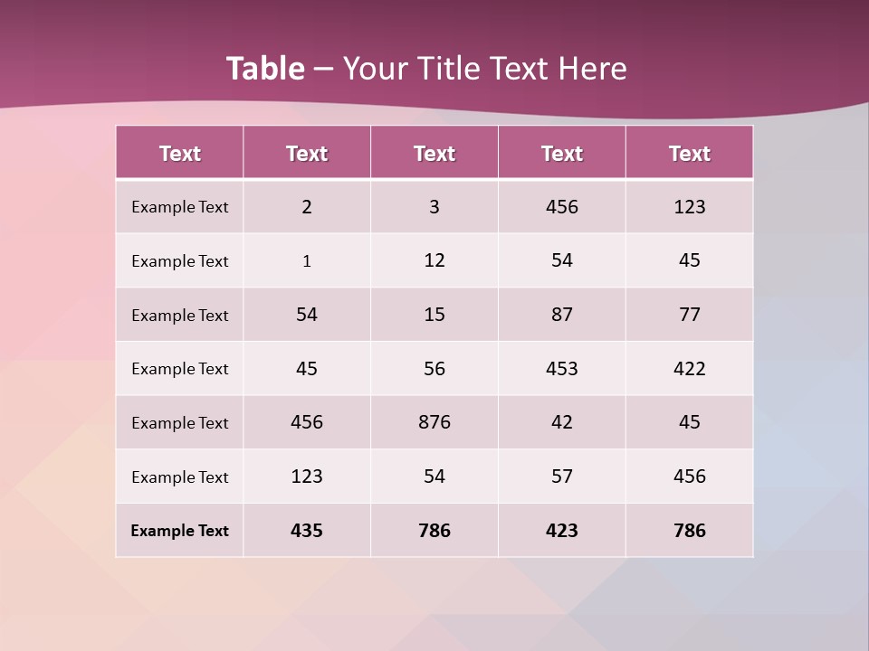 A Colorful Abstract Background With The Words Name Of Presentation PowerPoint Template