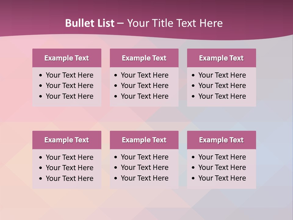 A Colorful Abstract Background With The Words Name Of Presentation PowerPoint Template