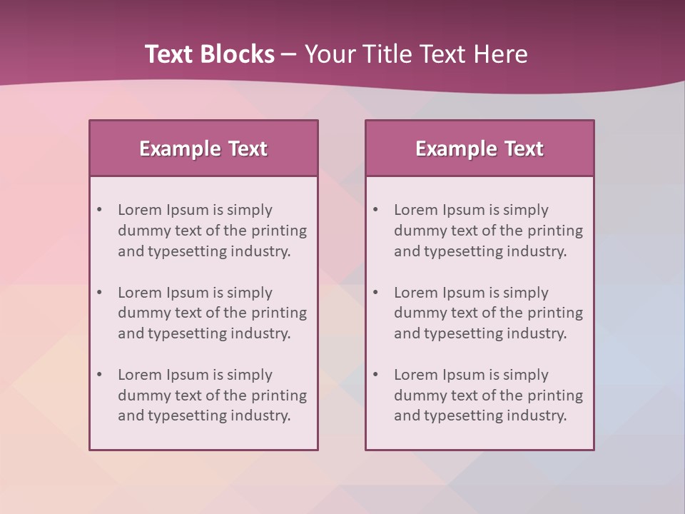 A Colorful Abstract Background With The Words Name Of Presentation PowerPoint Template