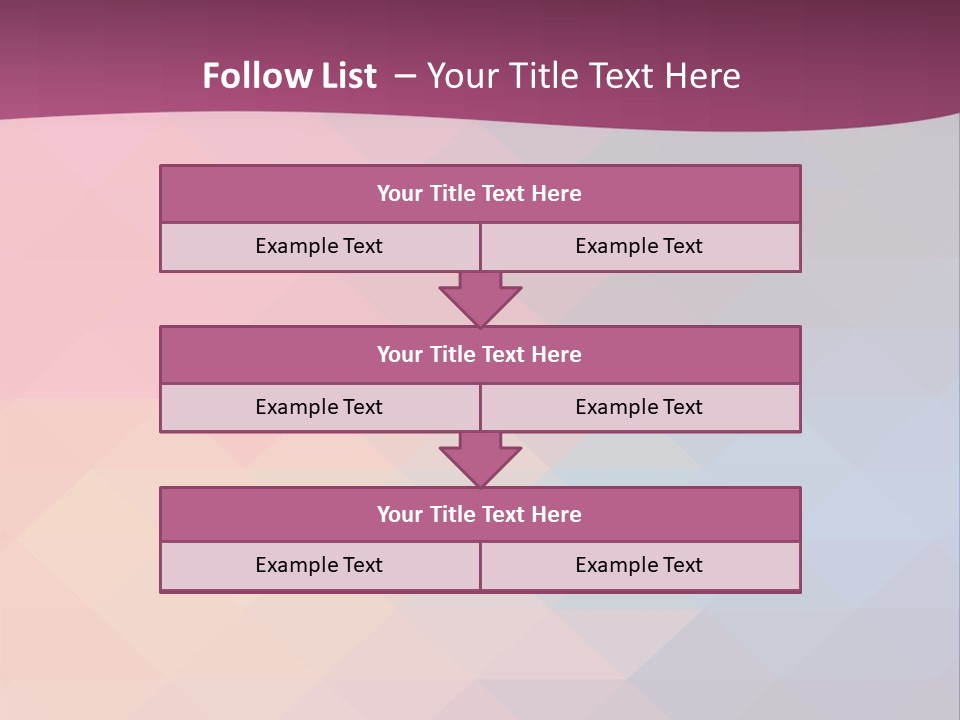 A Colorful Abstract Background With The Words Name Of Presentation PowerPoint Template