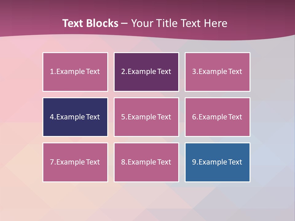 A Colorful Abstract Background With The Words Name Of Presentation PowerPoint Template