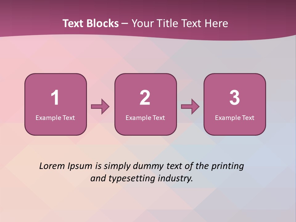 A Colorful Abstract Background With The Words Name Of Presentation PowerPoint Template