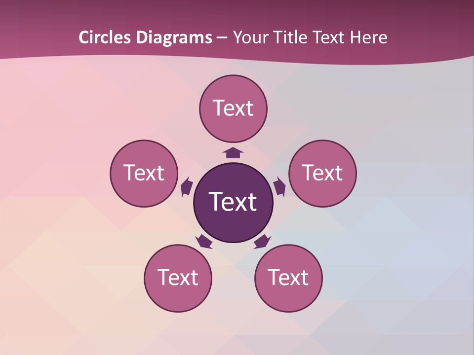 A Colorful Abstract Background With The Words Name Of Presentation PowerPoint Template