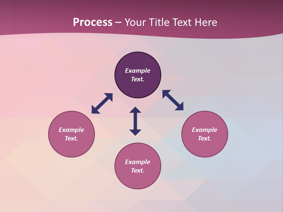 A Colorful Abstract Background With The Words Name Of Presentation PowerPoint Template