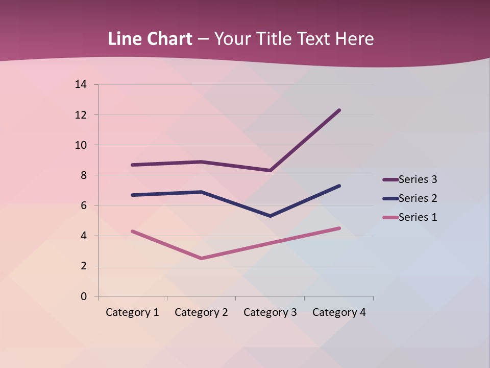 A Colorful Abstract Background With The Words Name Of Presentation PowerPoint Template