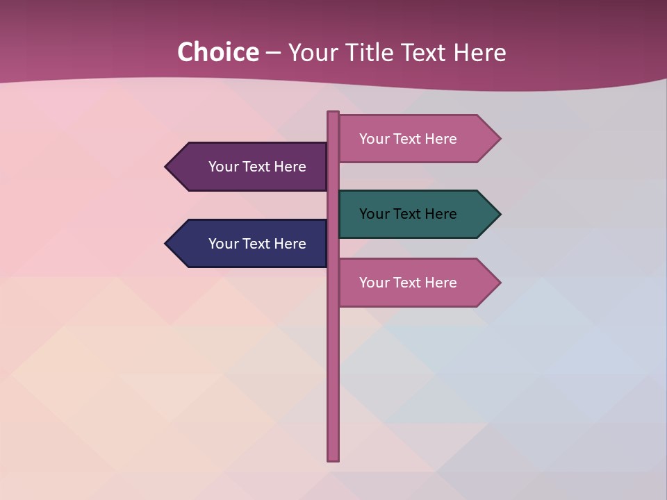 A Colorful Abstract Background With The Words Name Of Presentation PowerPoint Template