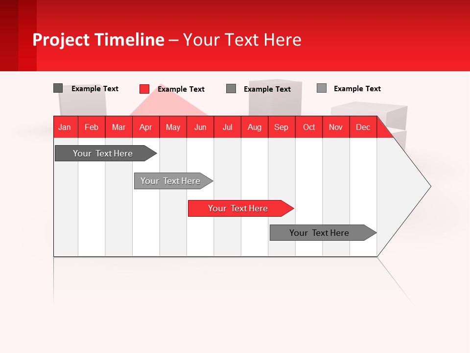 A Group Of Cubes On A White Background PowerPoint Template
