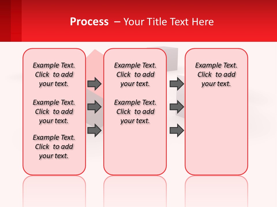 A Group Of Cubes On A White Background PowerPoint Template