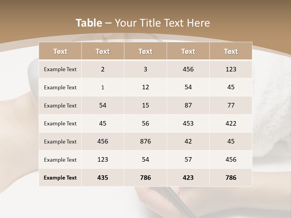 A Woman Getting A Facial Mask With A Brush PowerPoint Template