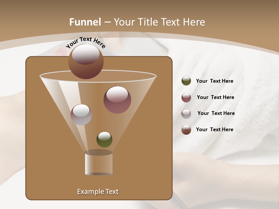 A Woman Getting A Facial Mask With A Brush PowerPoint Template