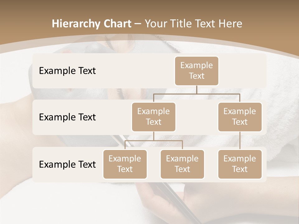 A Woman Getting A Facial Mask With A Brush PowerPoint Template