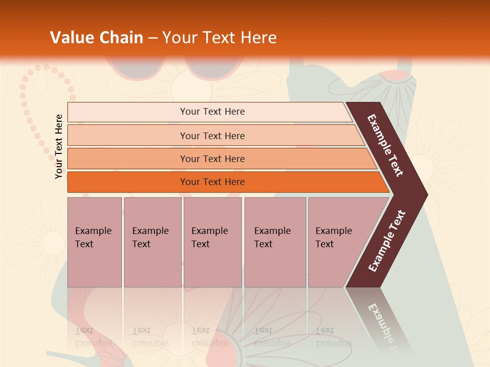 A Woman's Dress And Accessories Powerpoint Template PowerPoint Template