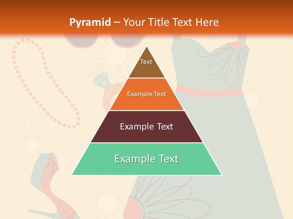 A Woman's Dress And Accessories Powerpoint Template PowerPoint Template