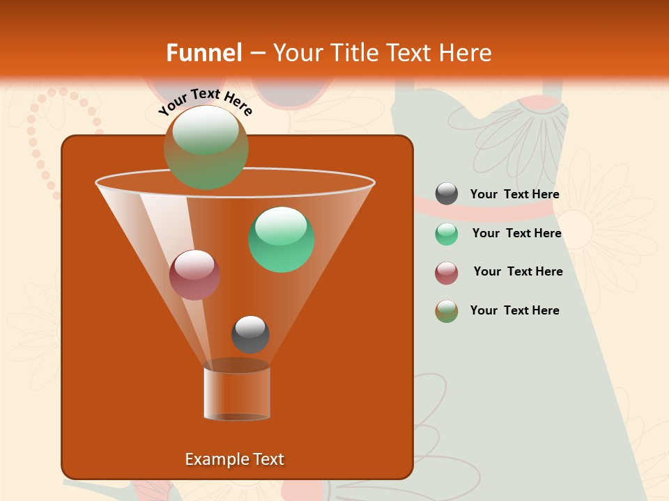 A Woman's Dress And Accessories Powerpoint Template PowerPoint Template