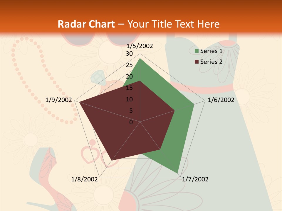 A Woman's Dress And Accessories Powerpoint Template PowerPoint Template