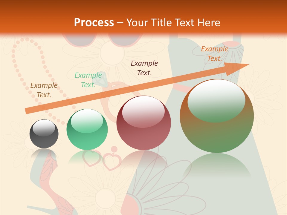 A Woman's Dress And Accessories Powerpoint Template PowerPoint Template