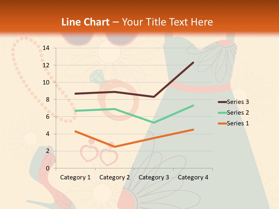 A Woman's Dress And Accessories Powerpoint Template PowerPoint Template
