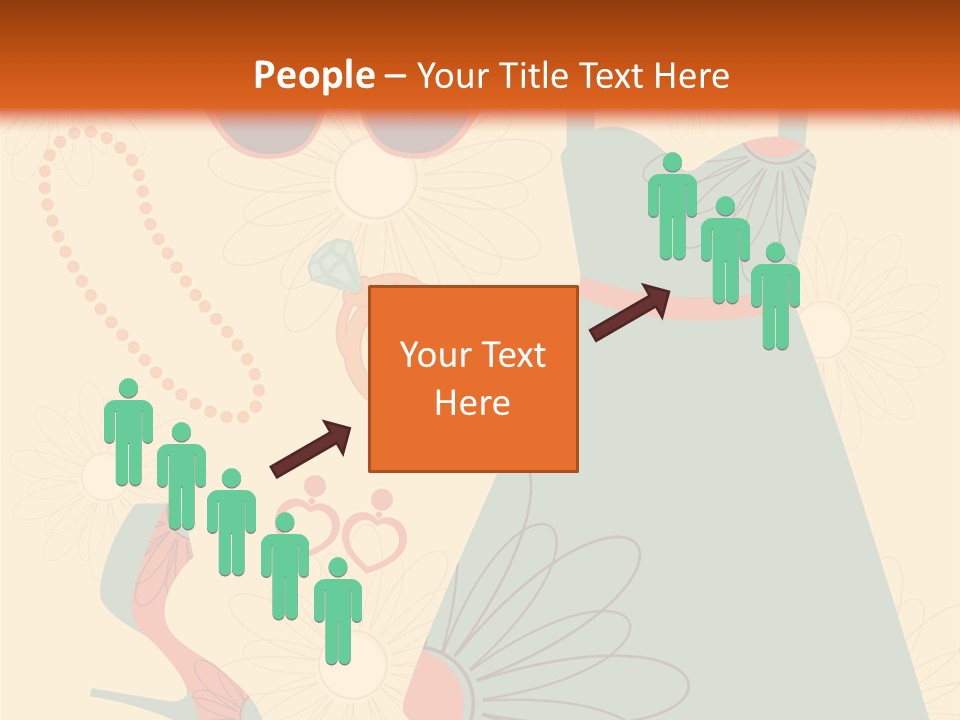 A Woman's Dress And Accessories Powerpoint Template PowerPoint Template