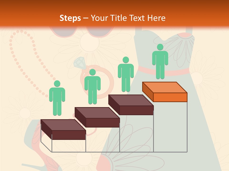 A Woman's Dress And Accessories Powerpoint Template PowerPoint Template