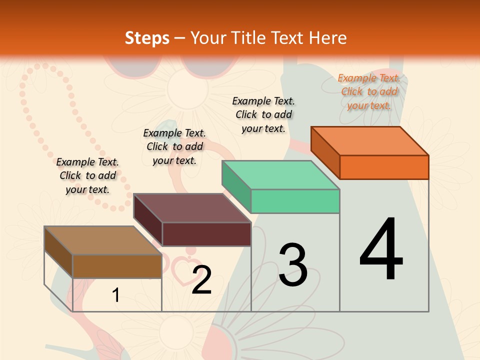 A Woman's Dress And Accessories Powerpoint Template PowerPoint Template