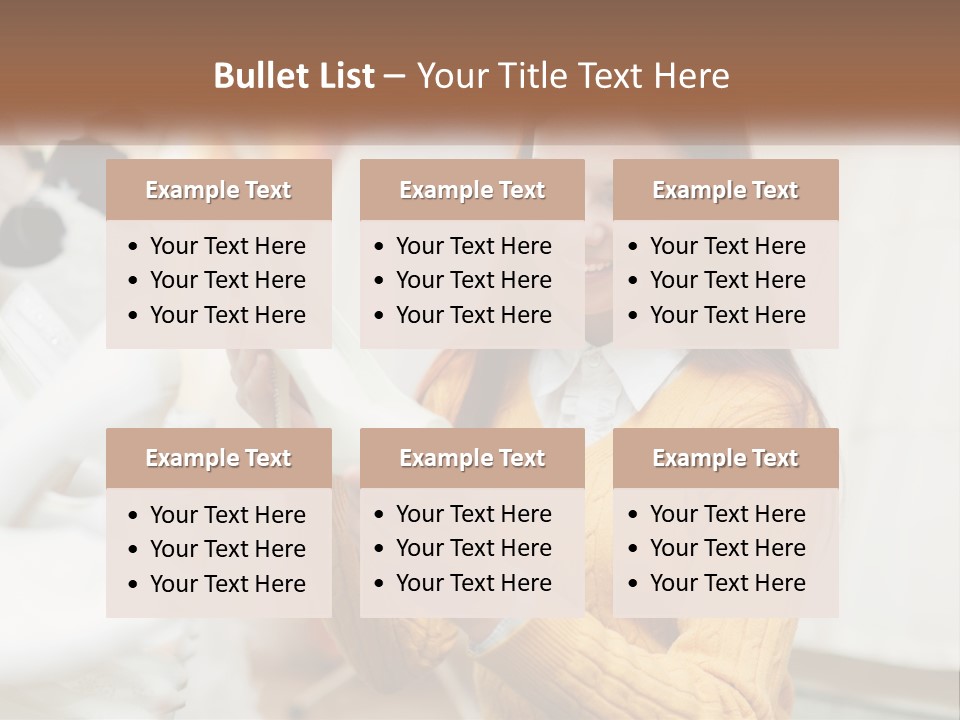 A Woman In A Yellow Sweater Is Holding A White Shoe PowerPoint Template