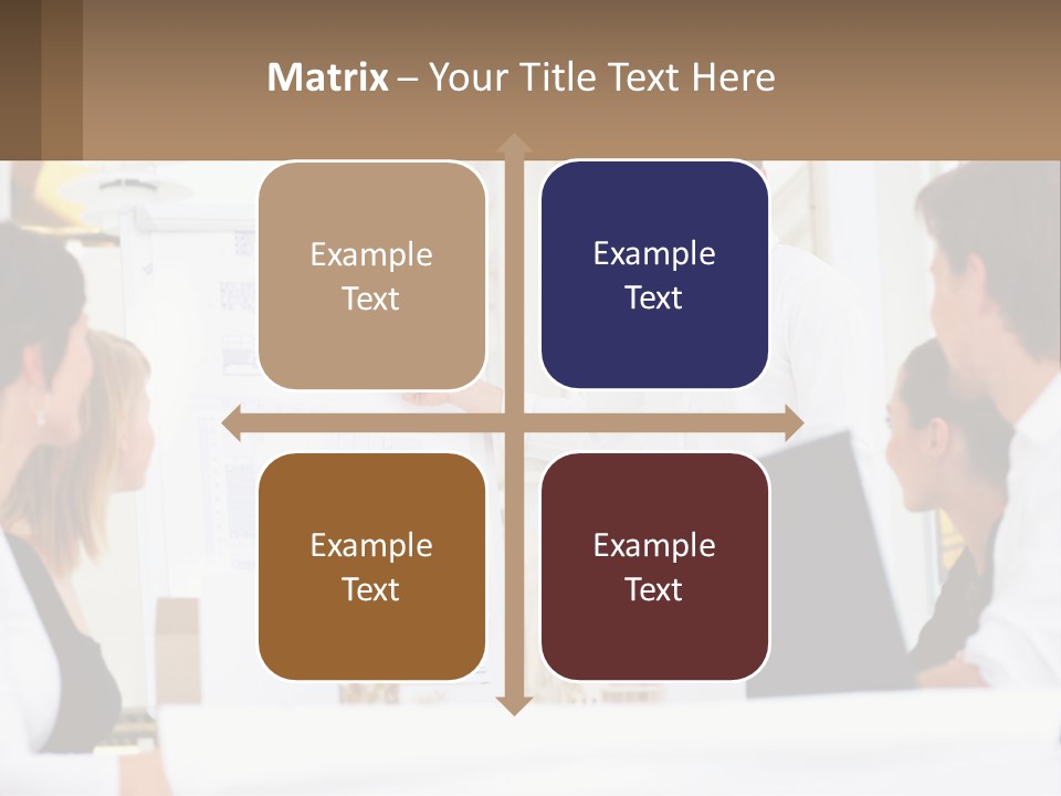 A Man Giving A Presentation To A Group Of People PowerPoint Template