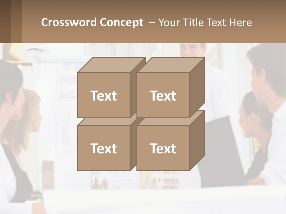 A Man Giving A Presentation To A Group Of People PowerPoint Template