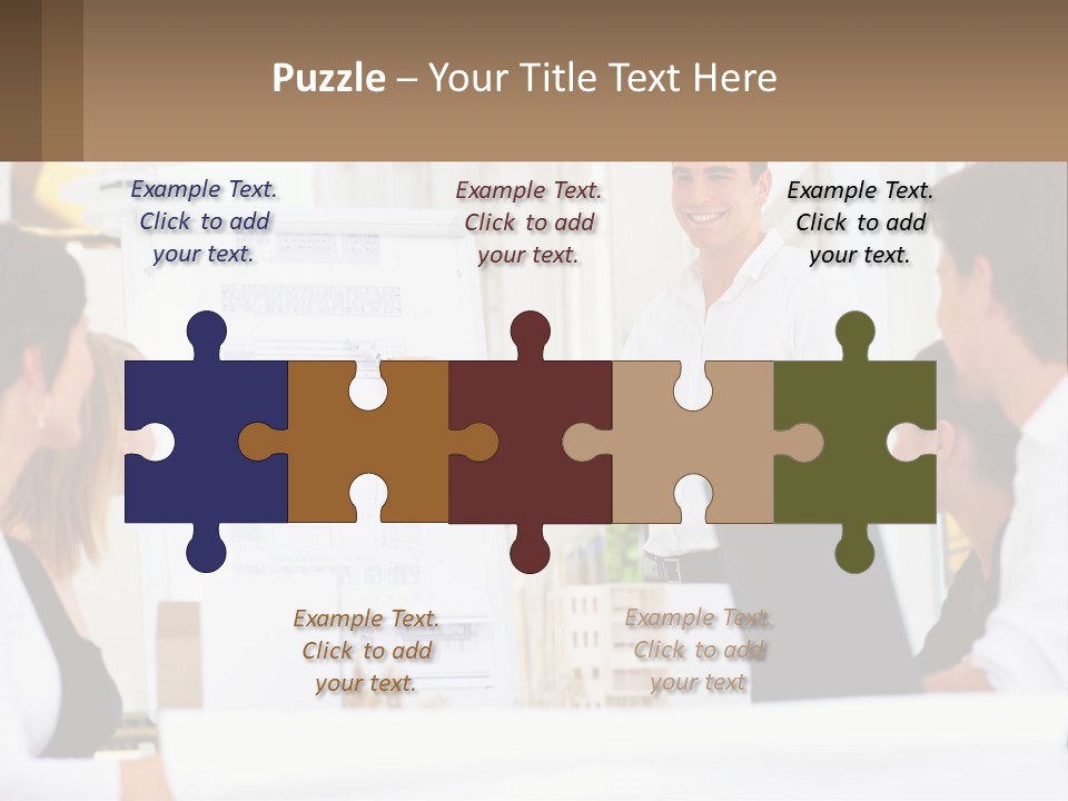 A Man Giving A Presentation To A Group Of People PowerPoint Template