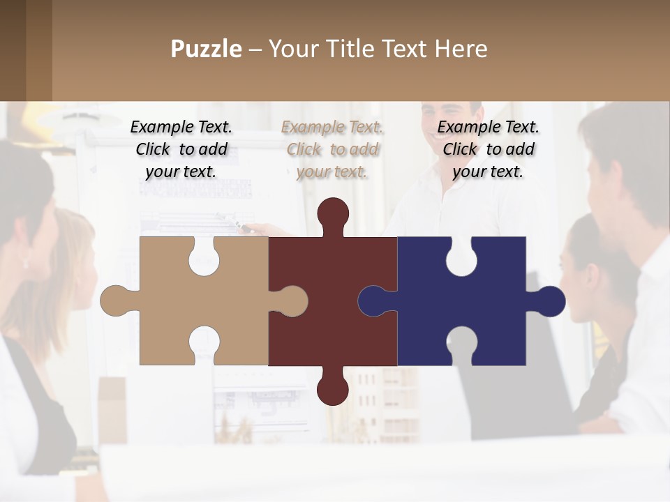 A Man Giving A Presentation To A Group Of People PowerPoint Template