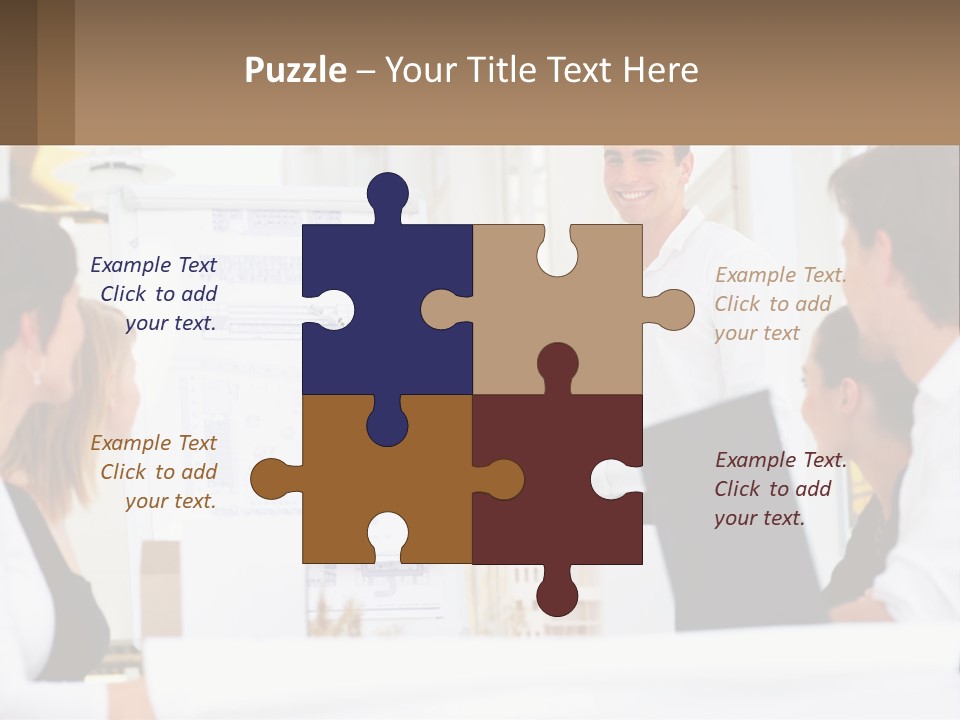 A Man Giving A Presentation To A Group Of People PowerPoint Template