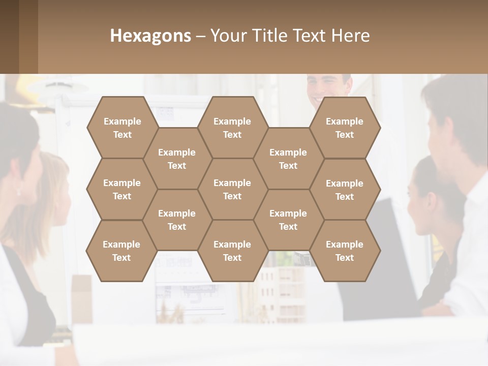 A Man Giving A Presentation To A Group Of People PowerPoint Template