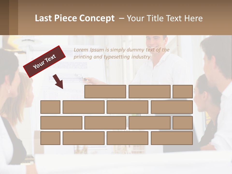 A Man Giving A Presentation To A Group Of People PowerPoint Template