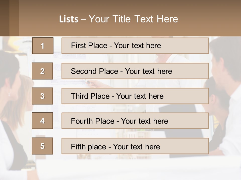 A Man Giving A Presentation To A Group Of People PowerPoint Template