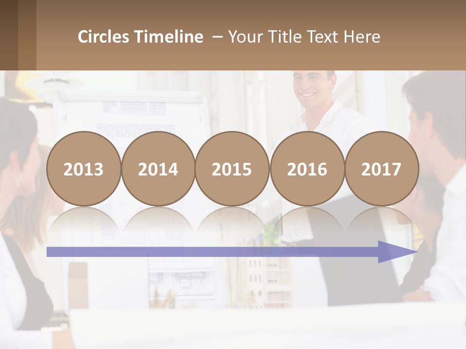 A Man Giving A Presentation To A Group Of People PowerPoint Template