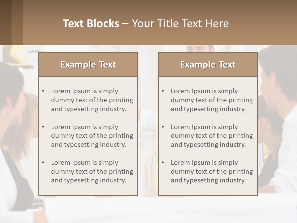 A Man Giving A Presentation To A Group Of People PowerPoint Template