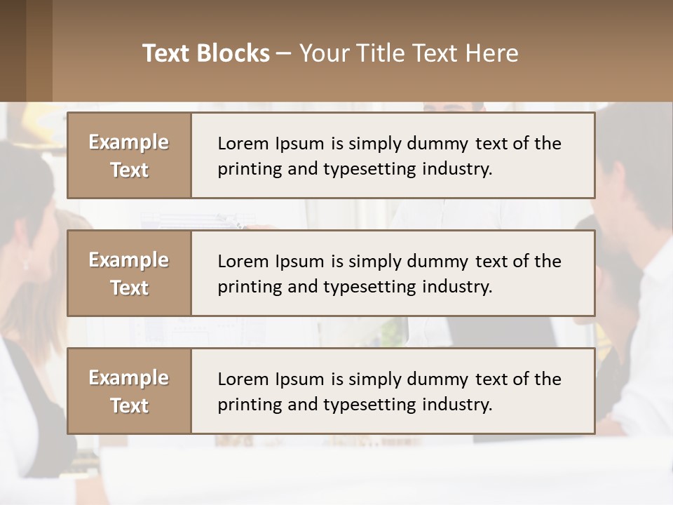 A Man Giving A Presentation To A Group Of People PowerPoint Template