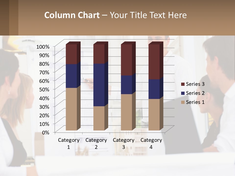 A Man Giving A Presentation To A Group Of People PowerPoint Template