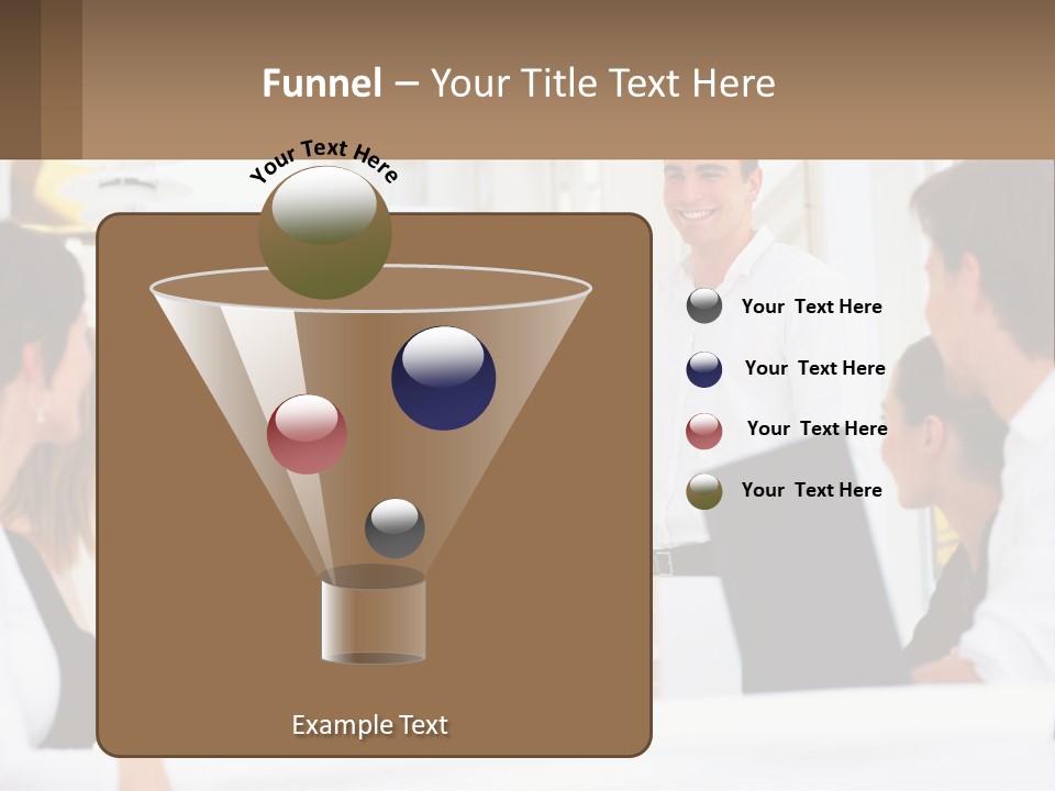 A Man Giving A Presentation To A Group Of People PowerPoint Template