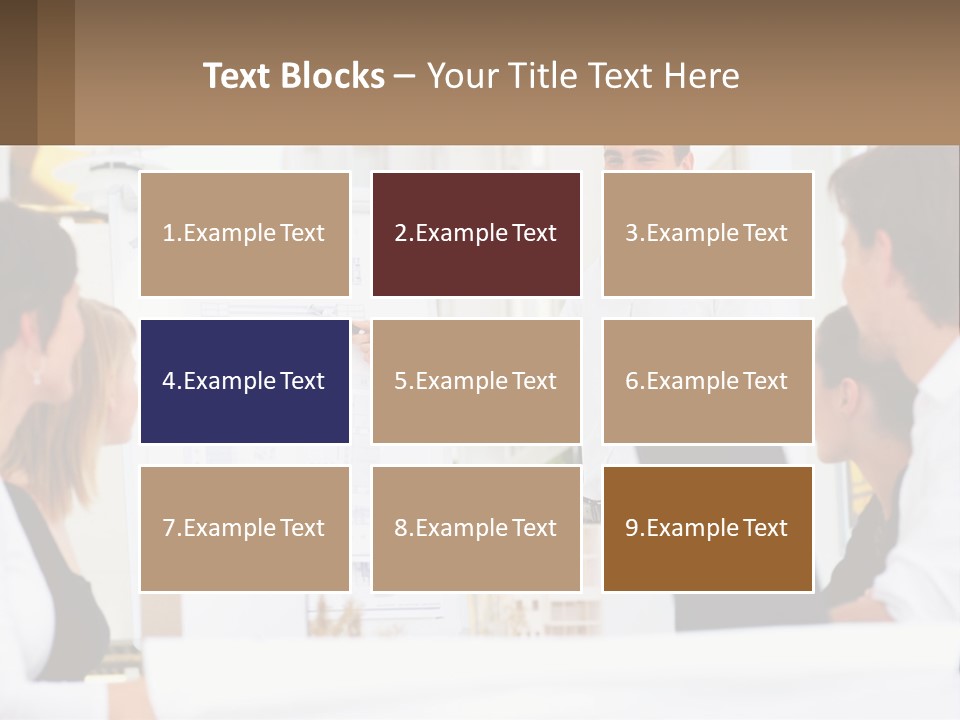A Man Giving A Presentation To A Group Of People PowerPoint Template