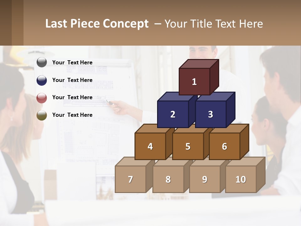 A Man Giving A Presentation To A Group Of People PowerPoint Template