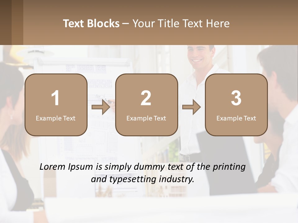 A Man Giving A Presentation To A Group Of People PowerPoint Template