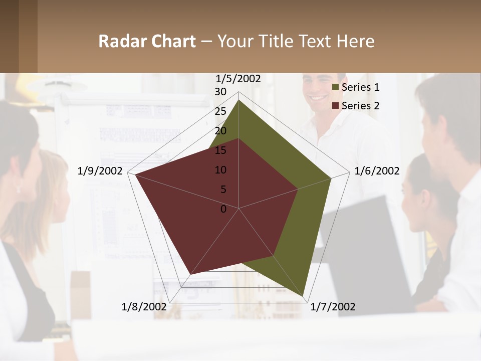 A Man Giving A Presentation To A Group Of People PowerPoint Template