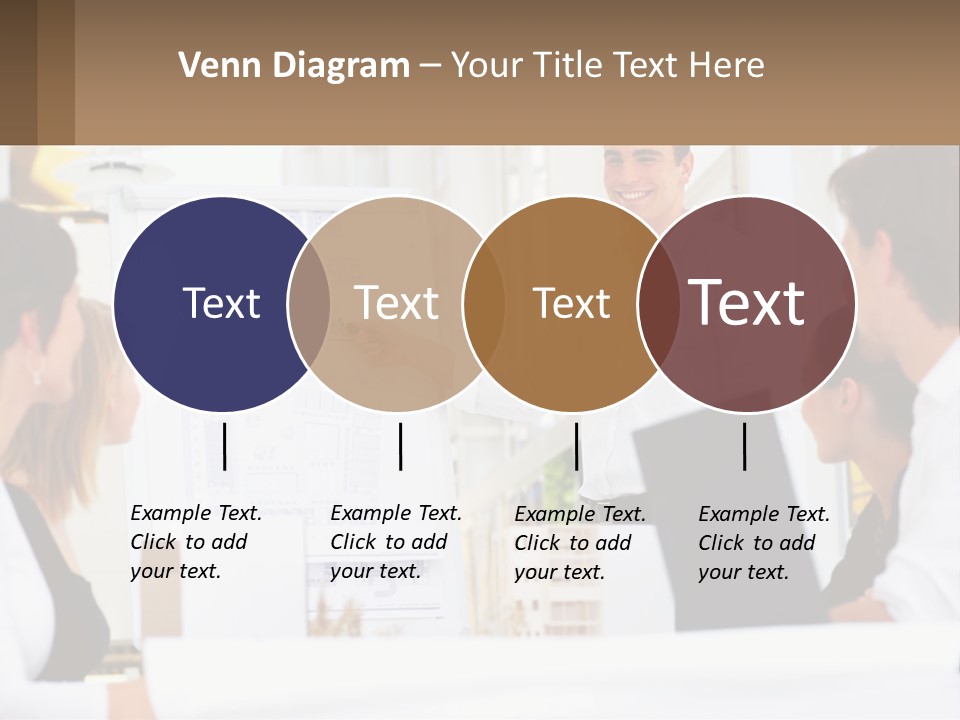 A Man Giving A Presentation To A Group Of People PowerPoint Template