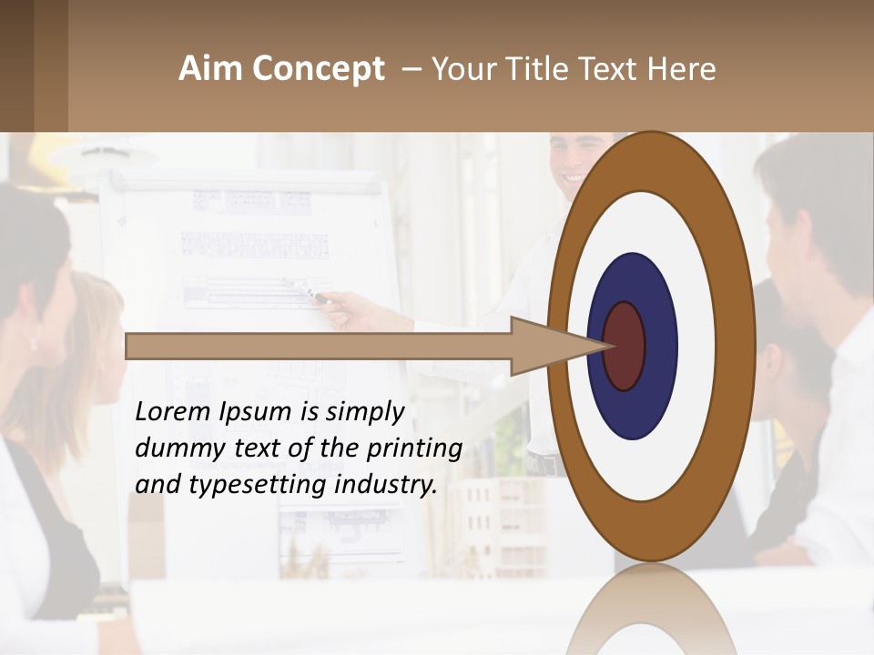 A Man Giving A Presentation To A Group Of People PowerPoint Template