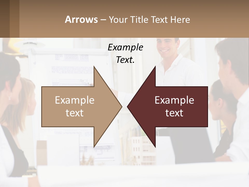 A Man Giving A Presentation To A Group Of People PowerPoint Template