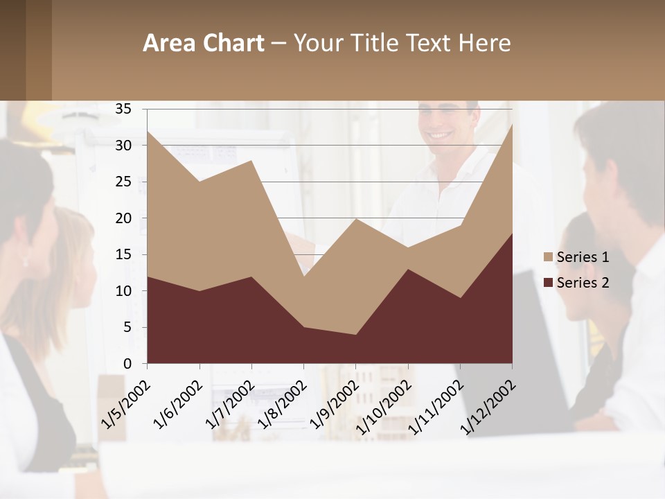A Man Giving A Presentation To A Group Of People PowerPoint Template