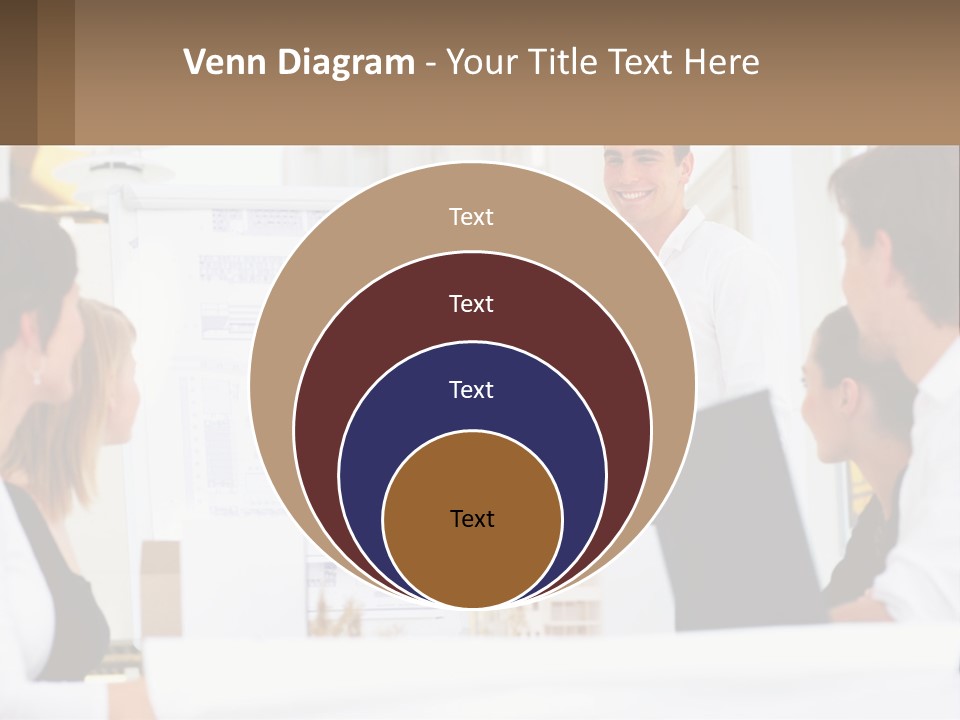 A Man Giving A Presentation To A Group Of People PowerPoint Template