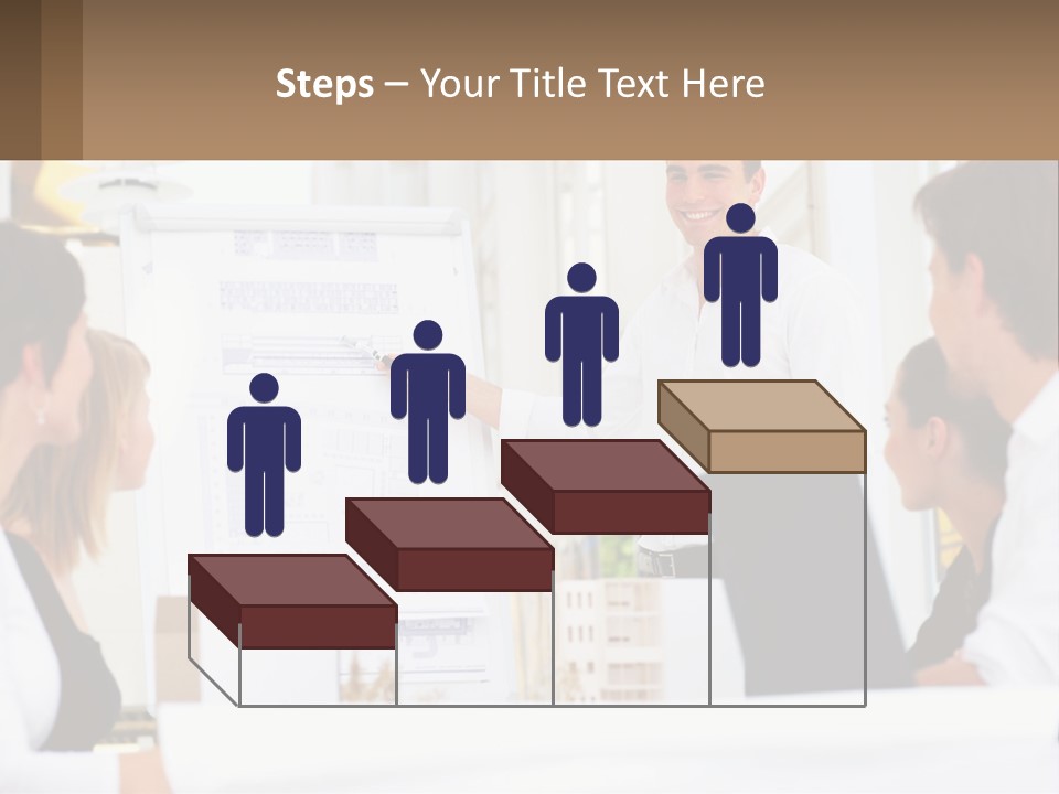 A Man Giving A Presentation To A Group Of People PowerPoint Template